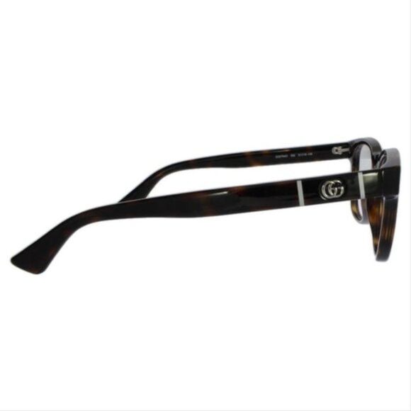 Gucci Rectangular Women\'s EyeGlasses Havana Frame GG0764O 002